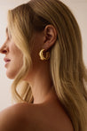 Cialda Hoops - 14k Gold Plated