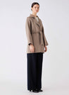 Adele Double Faced Wool Coat - Mushroom