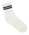 MoveActive Crew Non Slip Grip Socks - Sporty Stripe Ivory