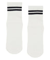 MoveActive Crew Non Slip Grip Socks - Sporty Stripe Ivory