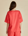 Betty Basics Scarlett Shirt - Red