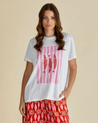 Betty Basics Ellia Crew Tee - Sardinia Print