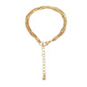 5 Layer Fine Chain Bracelet - Gold