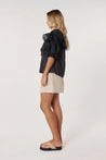 Fate+Becker Celeste Ruffled Blouse - Black