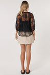 Fate+Becker Odyssey Lace Blouse - Black Lace
