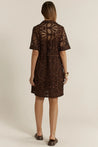 Fate+Becker Elara Broderie Shirt Dress - Chocolate