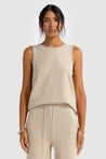 ORTC Holly Knit Tank Top - Natural