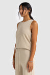 ORTC Holly Knit Tank Top - Natural