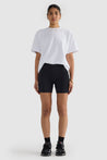 ORTC Malia Ribbed Bike Shorts - Black