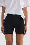 ORTC Malia Ribbed Bike Shorts - Black