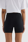 ORTC Malia Ribbed Bike Shorts - Black