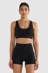 ORTC Eva Crop Top - Black