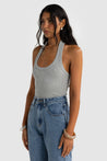 ORTC Sunday Halter Tank - Grey Marle