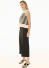 POL Bonde Tank Knit - Ivory/Black