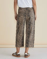 Bella Relaxed Crop Jeans - Leopard Print
