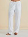 Zaza Relaxed Pant - White
