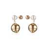 Bolla Earrings - Gold/Pearl