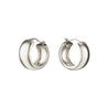 Cialda Hoops - Sterling Silver Plated