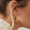 Sia Hoop Earring - 18K Gold Plated