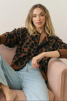Leah Knit Cardi - Coco Leopard
