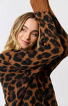 Leah Knit Cardi - Coco Leopard