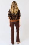 Leah Knit Cardi - Coco Leopard