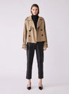 Avenue Cropped Trench - Driftwood