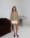 Avenue Cropped Trench - Driftwood