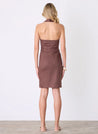 Esmaee Marseille Halter Dress - Espresso