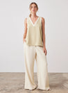Voyage Top - Celery/Cream