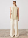 Voyage Top - Celery/Cream