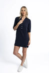 Leni Shirt Dress - Navy