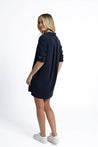 Leni Shirt Dress - Navy
