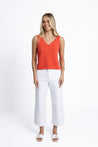 Margot Drill Pant - White