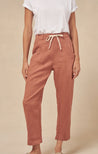 Little Lies Luxe Linen Pant - Terracotta