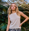 Little Lies Spring Tank - Natural