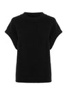 Wistful Knit Vest - Black
