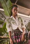 Callisto Embroided Shirt - Ivory