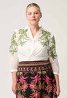 Callisto Embroided Shirt - Ivory