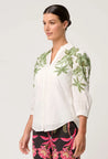 Callisto Embroided Shirt - Ivory
