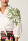 Callisto Embroided Shirt - Ivory