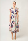 Once Was Maysa Viscose Dress - Oasis Flora