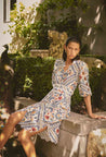 Theia Scallop Embroided Dress - Patinos Floros