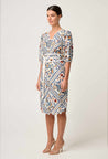 Theia Scallop Embroided Dress - Patinos Floros
