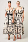 Xanthia Diamond Yolk Dress - Imperial Stone