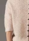 Astrid Tee Pointelle - Pebble