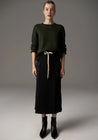 Bennet Cable Knit Lurex - Khaki