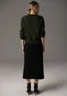 Bennet Cable Knit Lurex - Khaki