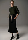 Bennet Cable Knit Lurex - Khaki