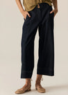Carsen Crop Pant - Dark Wash